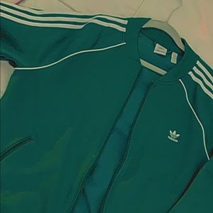 Green adidas jacket